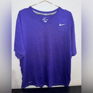 Nike Men's Purple Dri-Fit Shirt